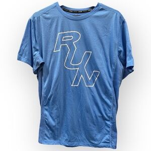 EUC Under Armour Run HeatGear Fitted T-Shirt – Size Large – Blue P27